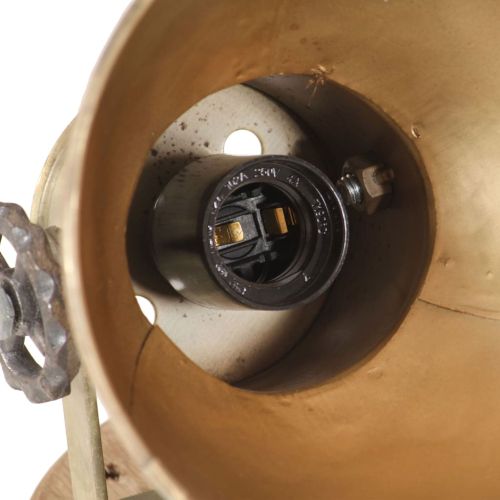 Индустриални стенни/таванни лампи 2 бр месинг 20x25 см E27