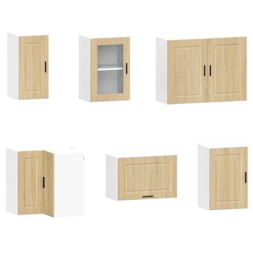 Комплект кухненски шкафове от 11 части Porto, инженерно дърво