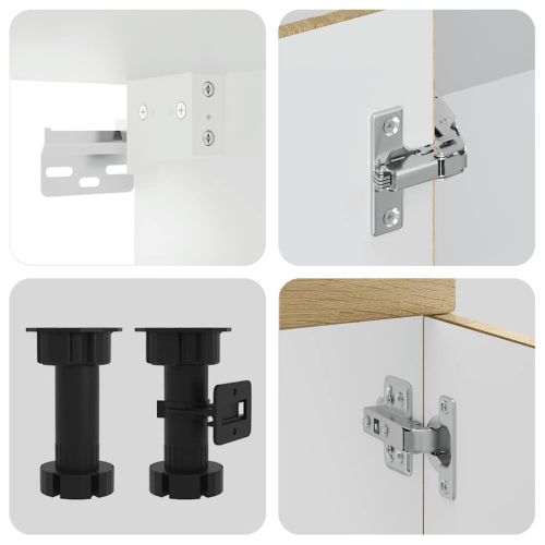 Комплект кухненски шкафове от 11 части Porto, инженерно дърво