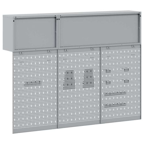 Комплект инструментален шкаф с рафт 5 pcs Червено