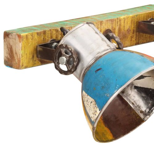 Индустриална лампа за стена, многоцветна, 90x25 см, E27