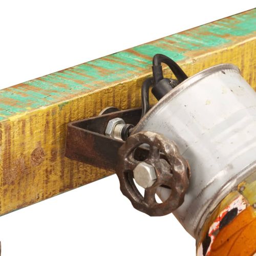 Индустриална лампа за стена, многоцветна, 90x25 см, E27