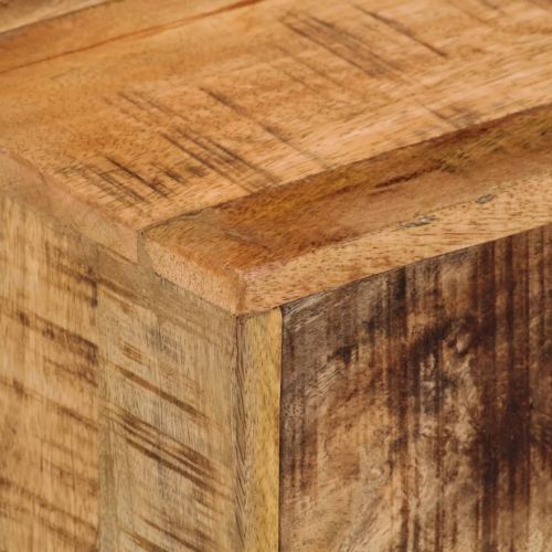 Стенно нощно шкафче 40x30x25 см масивно мангово дърво