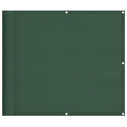 Балконски параван тъмнозелен 90x700 см 100% полиестер оксфорд