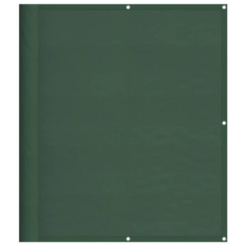 Балконски параван тъмнозелен 120x1000 см 100% полиестер оксфорд
