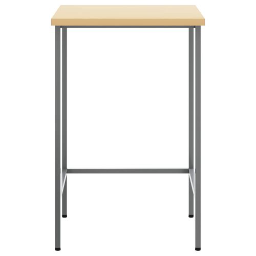 Ъглова маса Сив 55 x 55 x 85 cm Стомана и инженерна дървесина