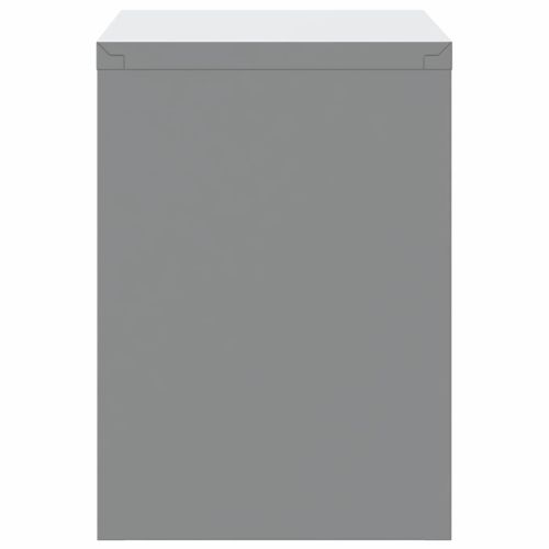 Шкаф за инструменти със съхранение Червен и сив 50 x 25 x 35 см