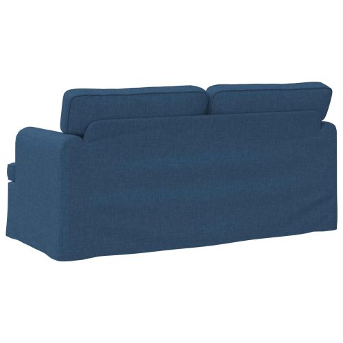 Диван 140cm Синьо Метал