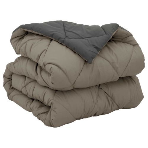 Пълно годишно юрганче Светло сиво и антрацит 220 x 135 см