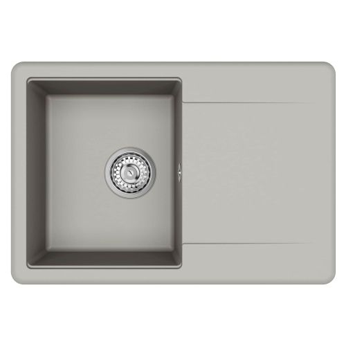 Мивка Сив 670 x 460 мм 80% Кварц и 20% Смола