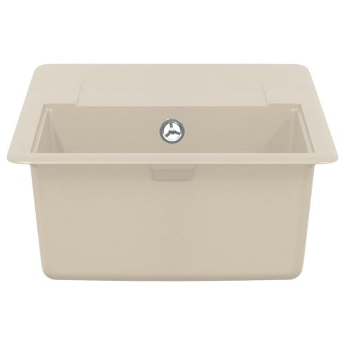 Мивка Бежово 670 x 460 мм 80% Кварц и 20% Смола