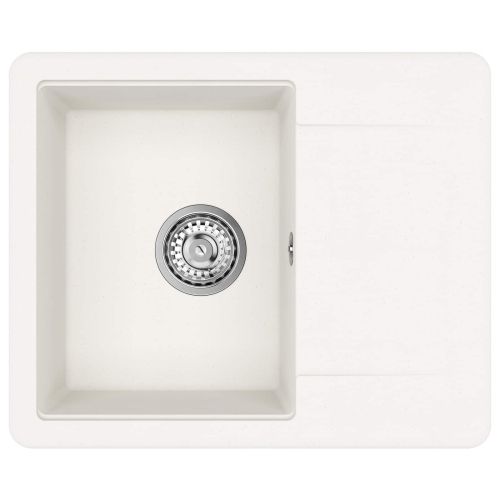 Мивка Бяло 560 x 460 мм 80% Кварц и 20% Смола