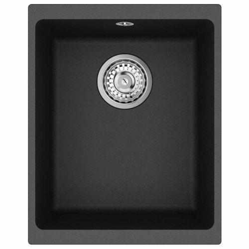 Мивка Черно 370 x 460 мм 80% Кварц и 20% Смола