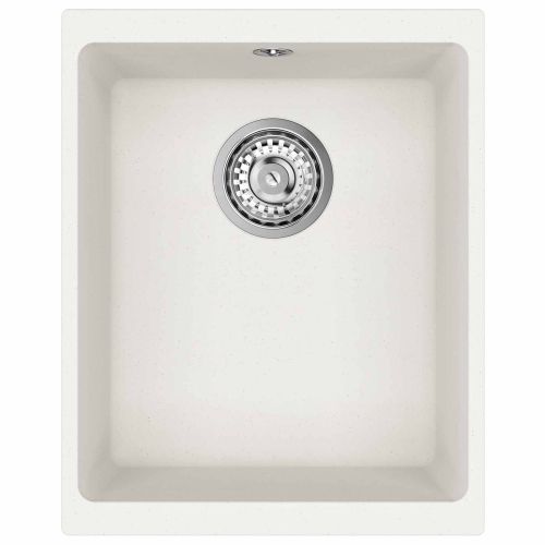 Мивка Бяло 370 x 460 мм 80% Кварц и 20% Смола