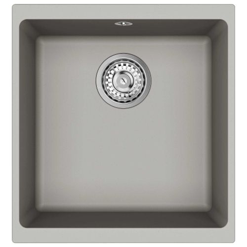 Мивка Сив 430 x 460 мм 80% Кварц и 20% Смола