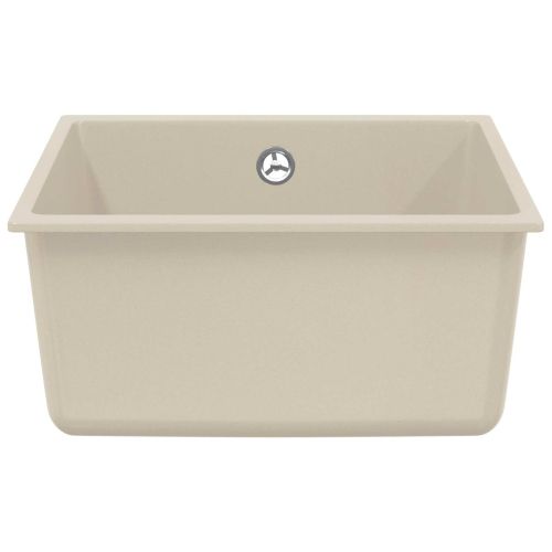 Мивка Бежово 430 x 460 мм 80% Кварц и 20% Смола