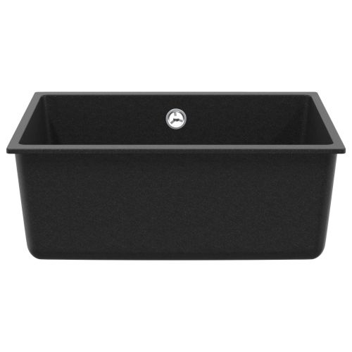 Мивка Черно 530 x 460 мм 80% Кварц и 20% Смола