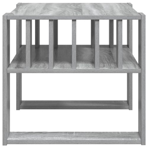 Масичка за кафе Сив Сонома 66 x 49,5 x 45 см Инженерно дърво