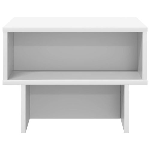 Масичка за кафе Бяло 48 x 46 x 35 см Инженерно дърво