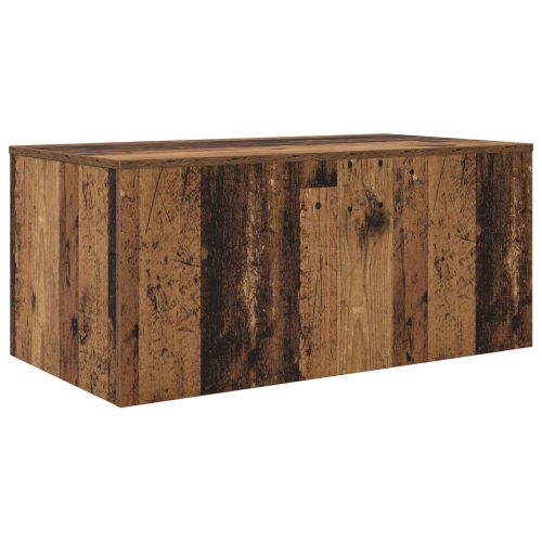 Комплект кафе маса 2 pcs Старо дърво Инженерно дърво