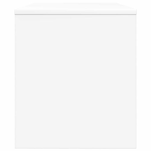 ТВ шкаф Бяло 80 x 35 x 40 см Инженерно дърво