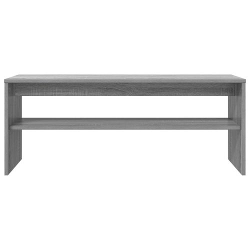 ТВ шкаф Сив Сонома 100 x 35 x 40 см Инженерно дърво