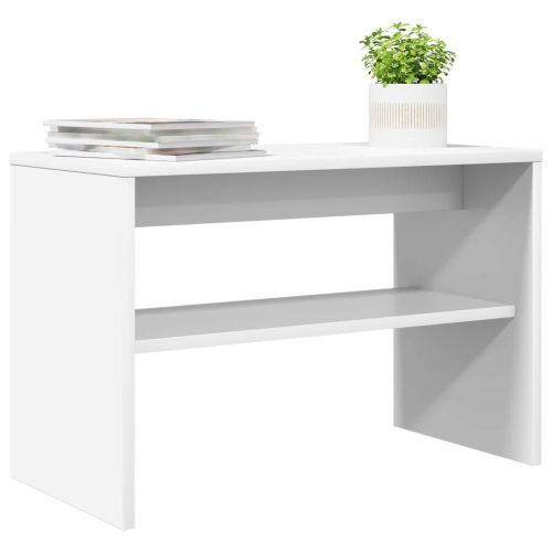 ТВ шкаф Бяло 60 x 30 x 40 см Инженерно дърво