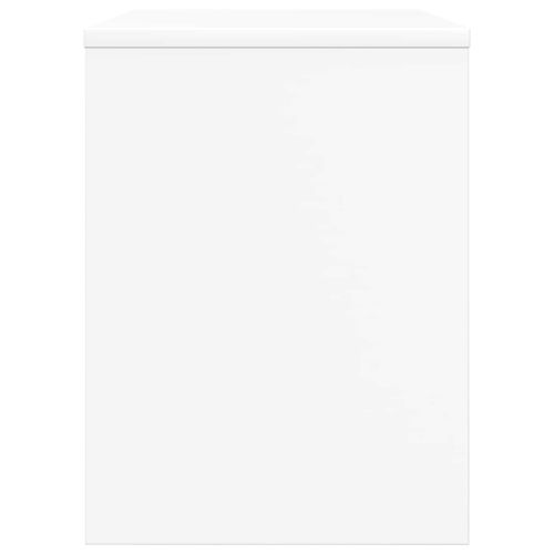 ТВ шкаф Бяло 60 x 30 x 40 см Инженерно дърво