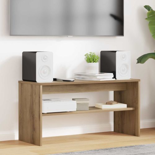 ТВ шкаф Дъб 80 х 30 х 40 см Инженерно дърво