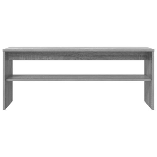 ТВ шкаф Сив Сонома 100 x 30 x 40 см Инженерно дърво