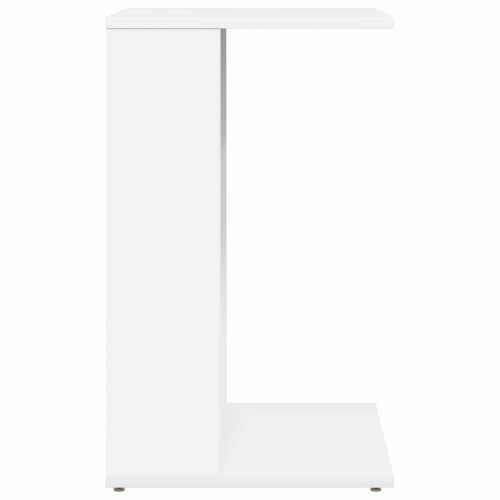 Странична маса Бяло 40 x 38 x 62,5 см Инженерно дърво