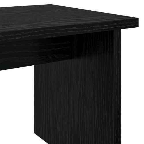 Шкаф за обувки с рафт 2 pcs Черния дъб Инженерно дърво