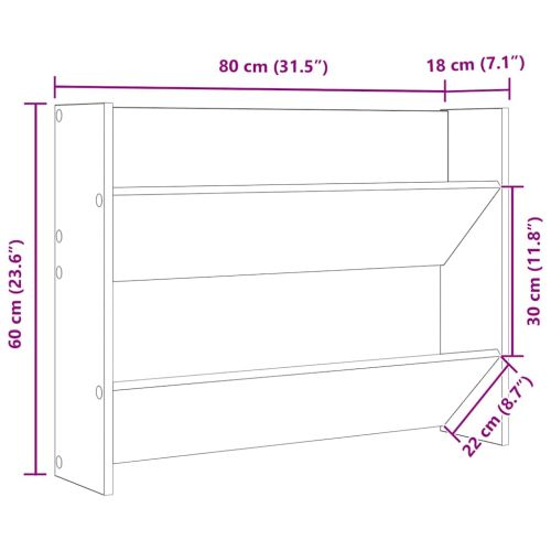 Шкафове за обувки 2 бр сив гланц 80x18x60 см инженерно дърво