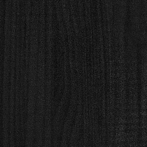 Библиотека, черна, 80x35x71 см, бор масив