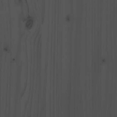 Шкаф за обувки, сив, 110x34x45 см, бор масив