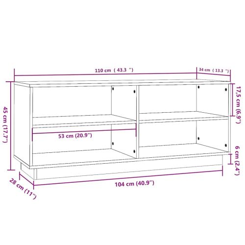 Шкаф за обувки, сив, 110x34x45 см, бор масив