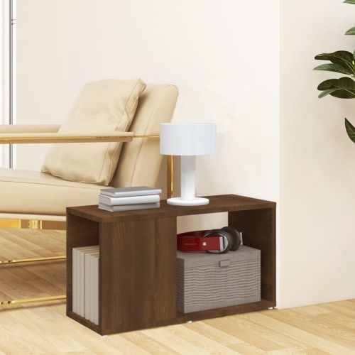 ТВ шкаф, кафяв дъб, 60x24x32 см, инженерно дърво