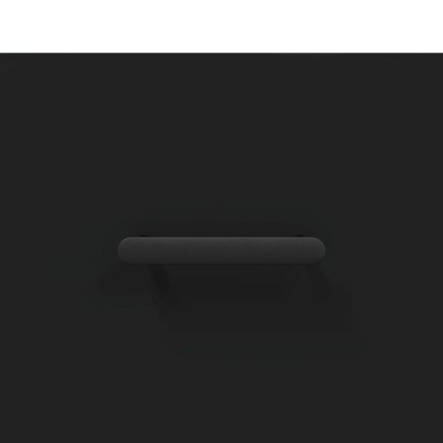 Нощни шкафчета, 2 бр, черни, 40x35x47,5 см, инженерно дърво