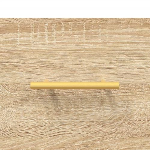 Сайдборд, дъб сонома, 69,5x34x90 см, инженерно дърво