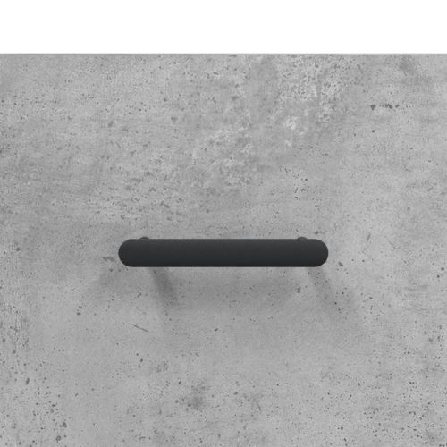 Кафе маса, бетонно сива, 90x50x40 см, инженерно дърво