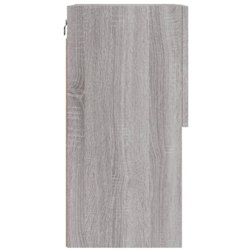 ТВ шкаф с LED осветление, сив сонома, 40,5x30x60 см