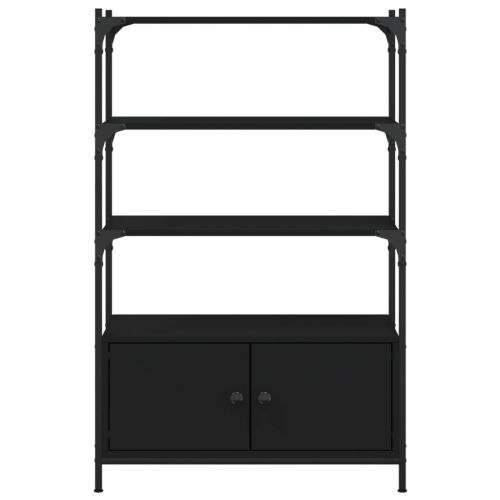 Библиотека 3 рафта черна 70x30x109,5 см инженерно дърво