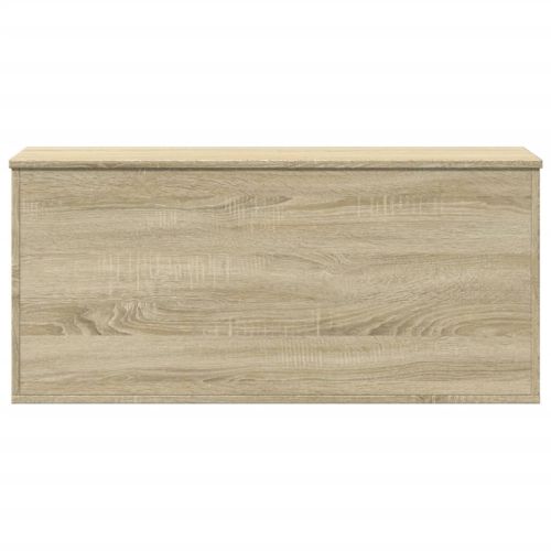 Кутия за съхранение, дъб сонома, 100x42x46 см, инженерно дърво