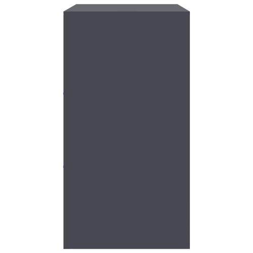 Бюфет, антрацит, 67x39x73 см, стомана