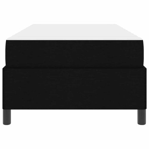 Легло с пружинирана основа Черно 80 x 200 cm текстил