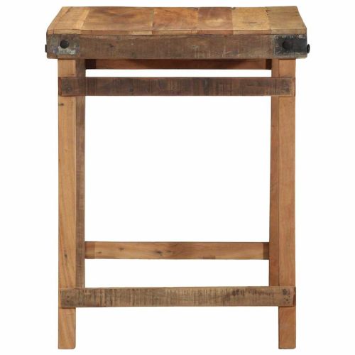 Трапезна маса Кафяво 60 x 55 x 76 см регенерирано дърво масив