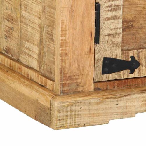 Служебен шкаф Кафяво 55 x 35 x 70 cm Грубо мангово дърво