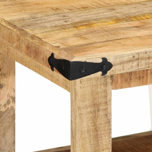 Кухненска количка Кафяво 55 x 40 x 80 см Солидно мангово дърво