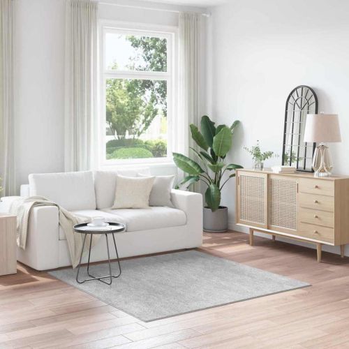 Антихлъзгащ shaggy килим Сив 160 x 160 cm ПП