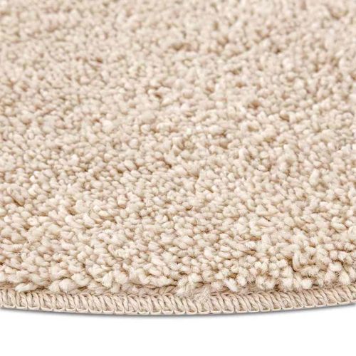 Антихлъзгащ shaggy килим Крем 90 x 90 cm ПП